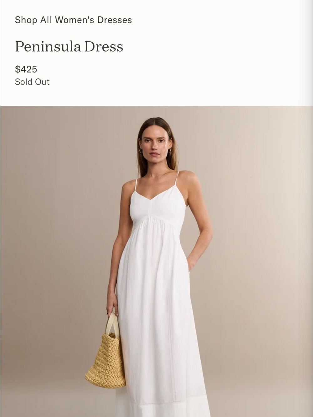 Jenni Kayne White Maxi Dress